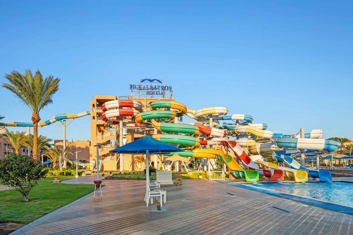 Pickalbatros Aqua Park Resort Hurghada: аквапарк та водні гірки